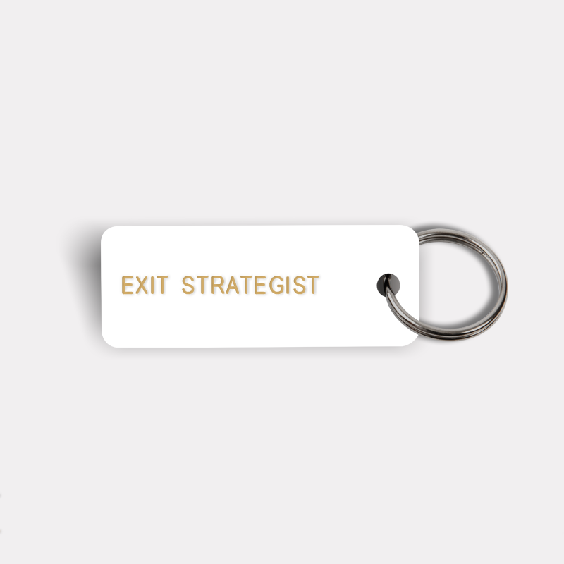 EXIT STRATEGIST Keytag