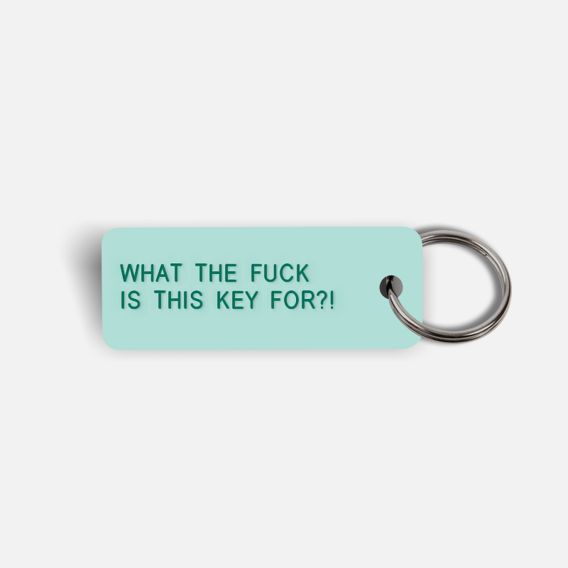 WHAT THE FUCK IS THIS KEY FOR?! Keytag