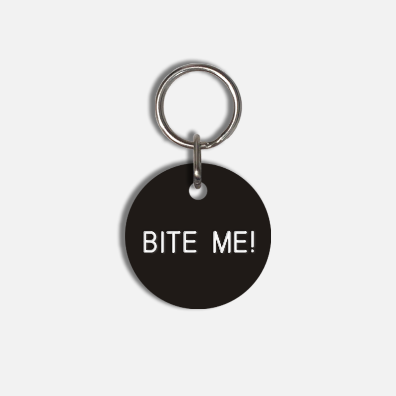 BITE ME! Small Pet Tag