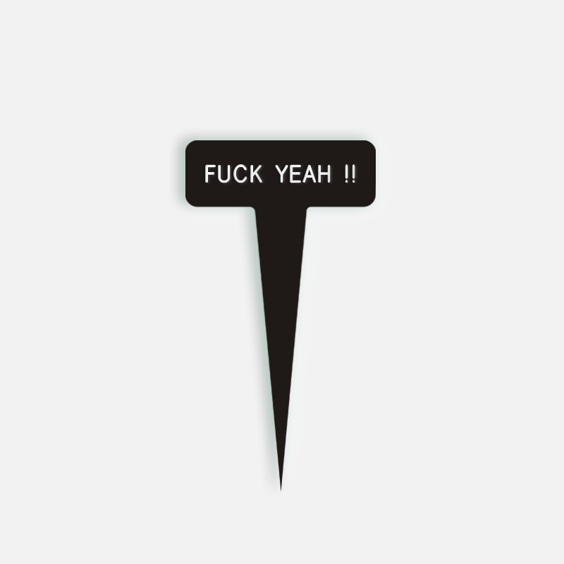 FUCK YEAH !! Small Caption
