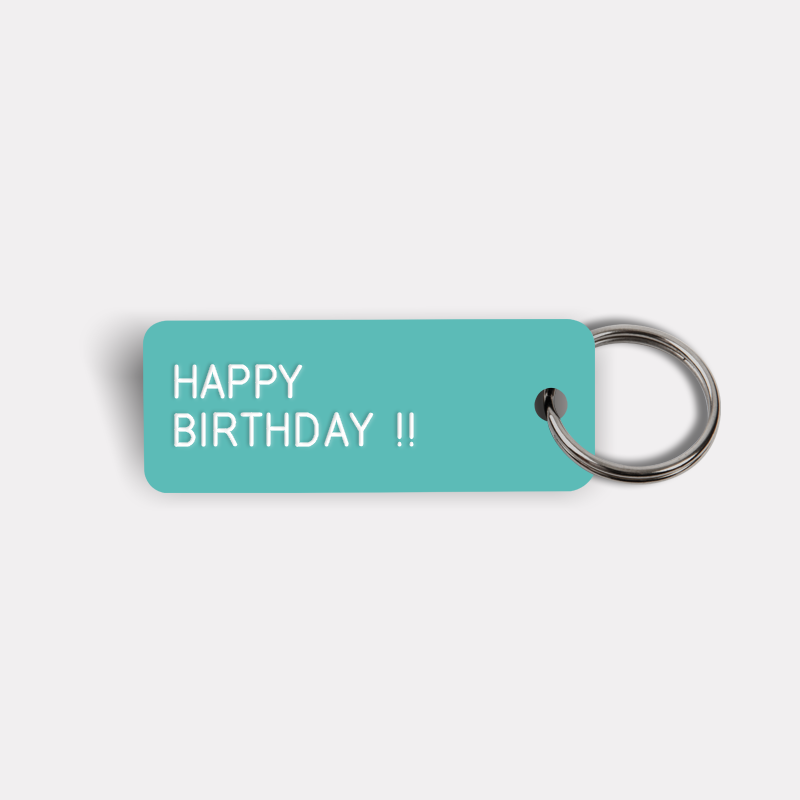 HAPPY BIRTHDAY! Keytag