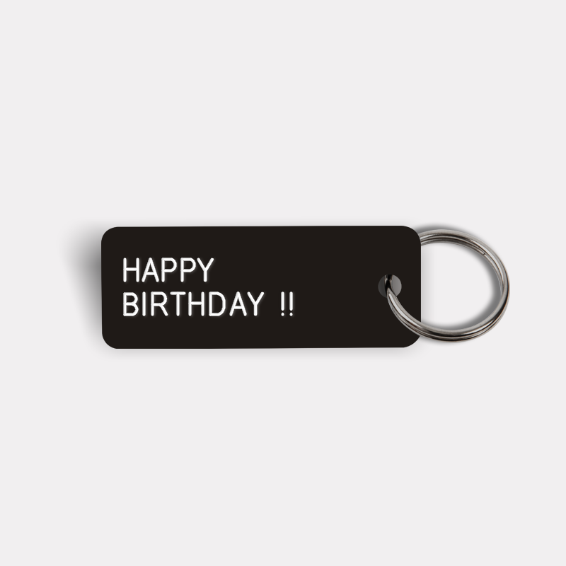 HAPPY BIRTHDAY! Keytag