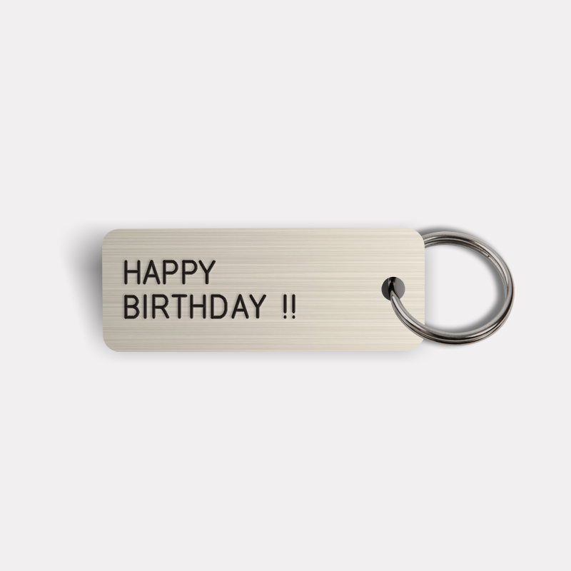 HAPPY BIRTHDAY! Keytag