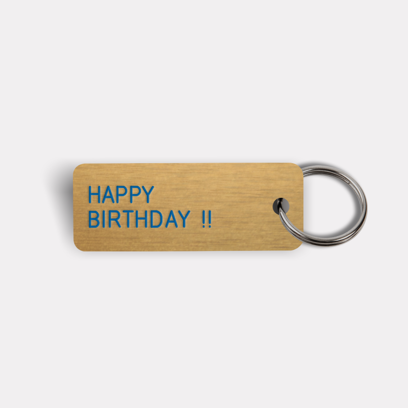 HAPPY BIRTHDAY! Keytag