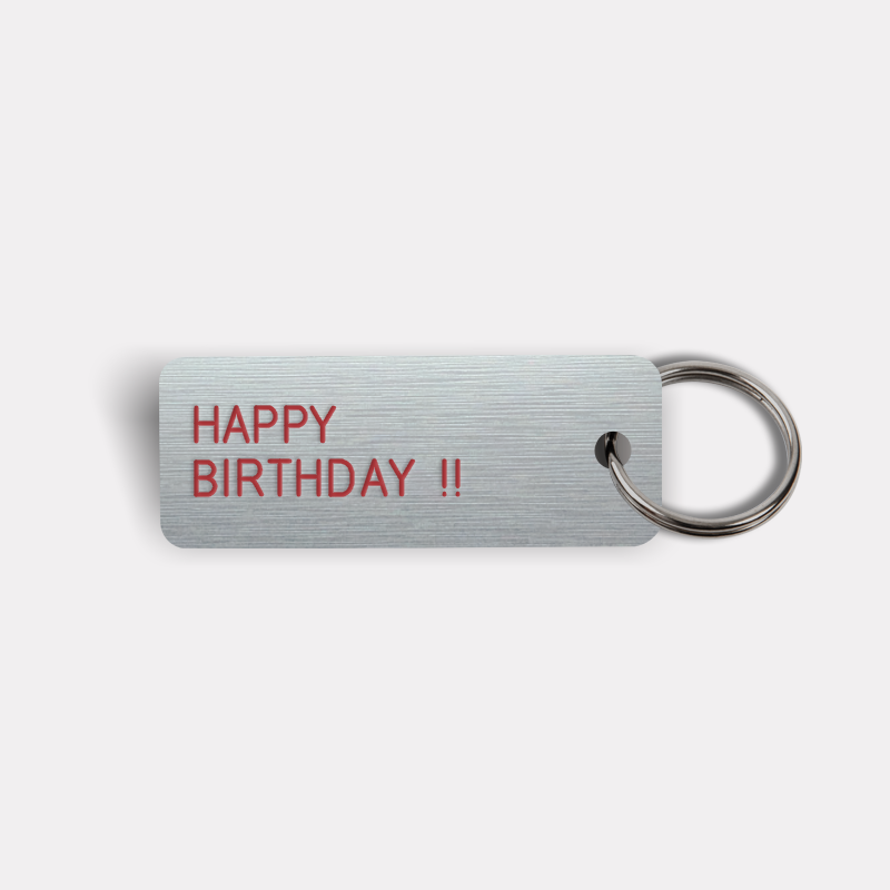 HAPPY BIRTHDAY! Keytag