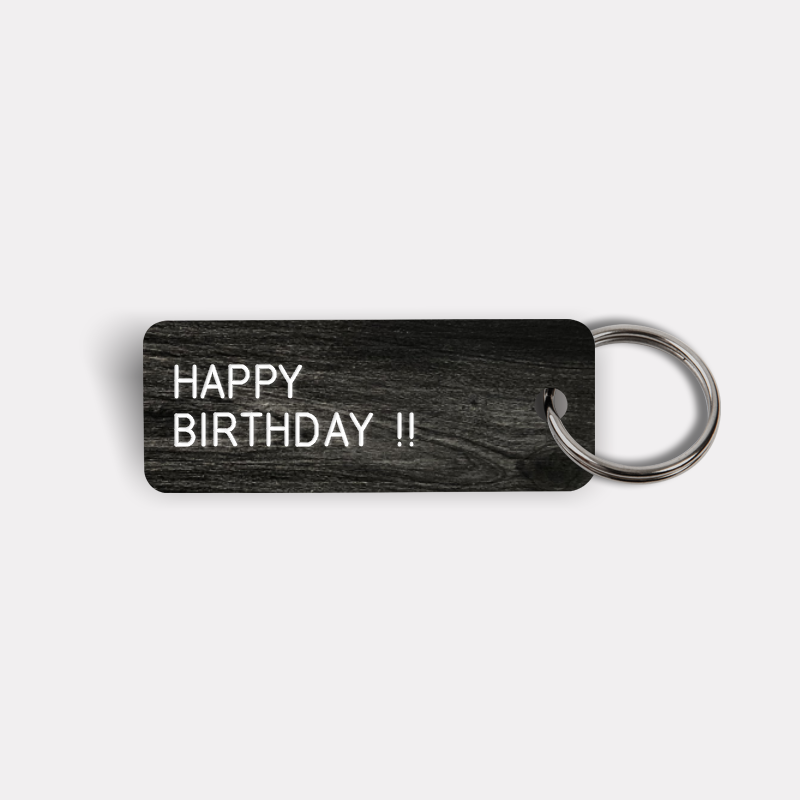 HAPPY BIRTHDAY! Keytag