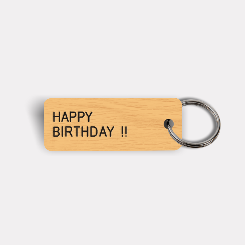 HAPPY BIRTHDAY! Keytag