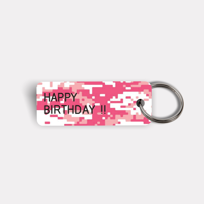 HAPPY BIRTHDAY! Keytag