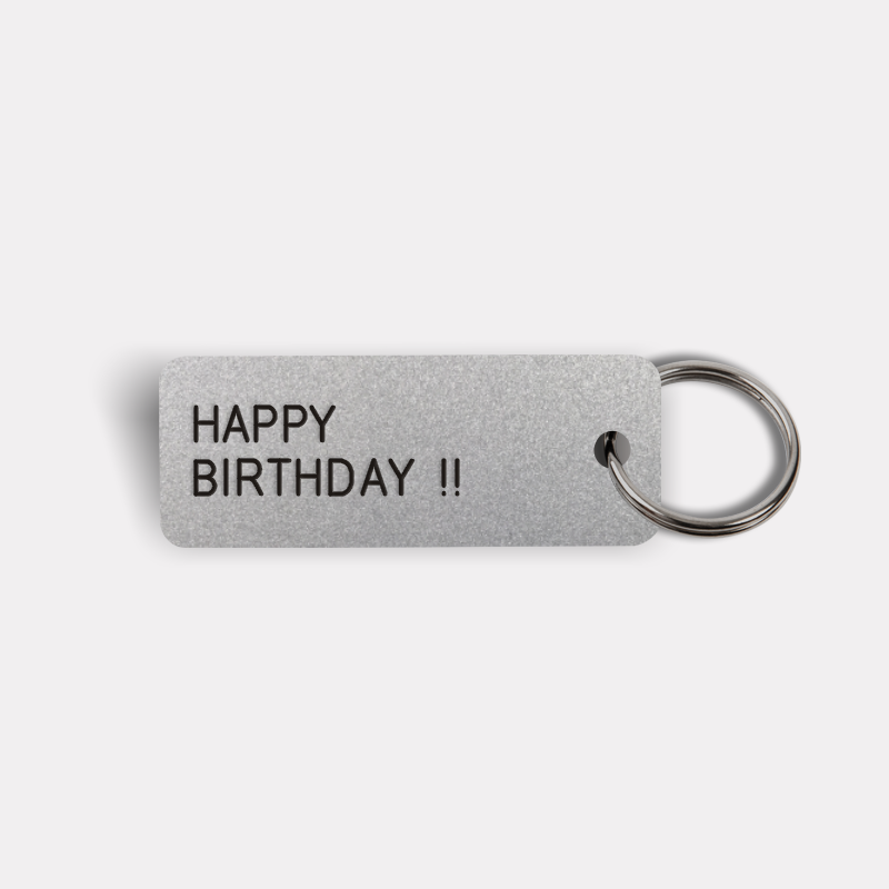 HAPPY BIRTHDAY! Keytag