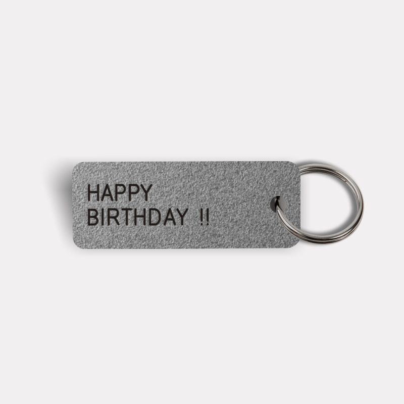 HAPPY BIRTHDAY! Keytag