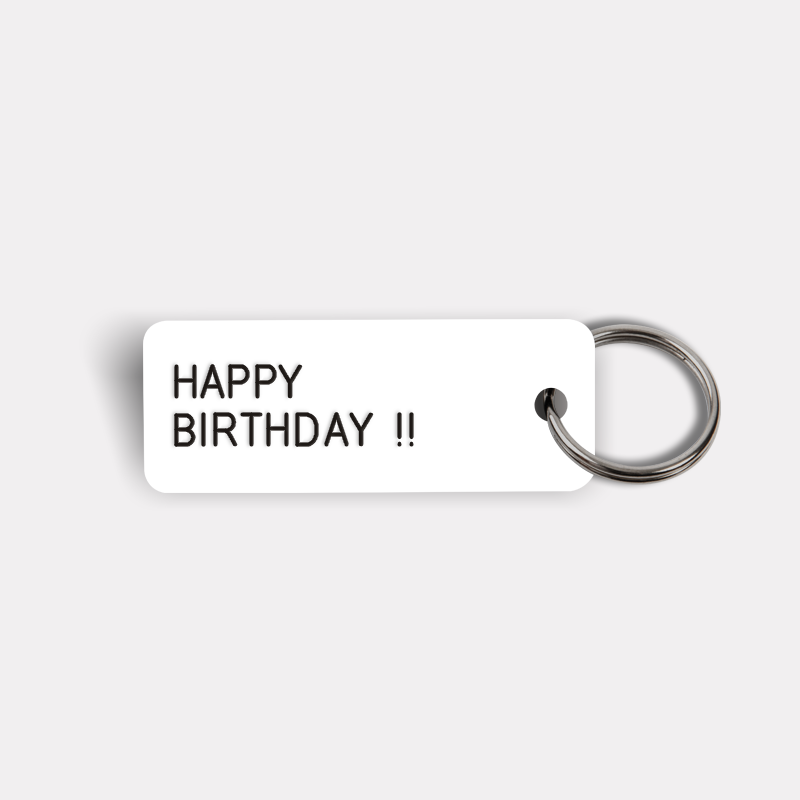 HAPPY BIRTHDAY! Keytag