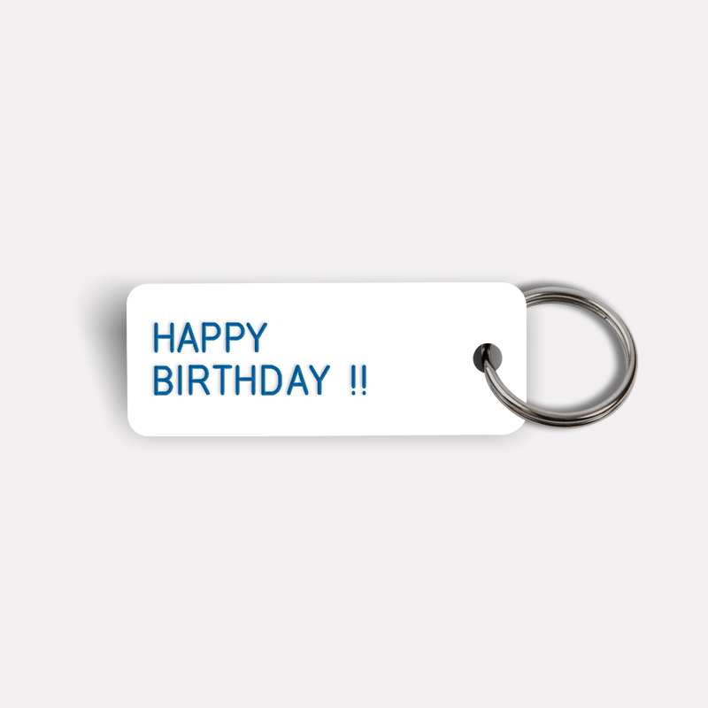 HAPPY BIRTHDAY! Keytag