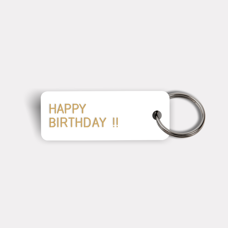 HAPPY BIRTHDAY! Keytag