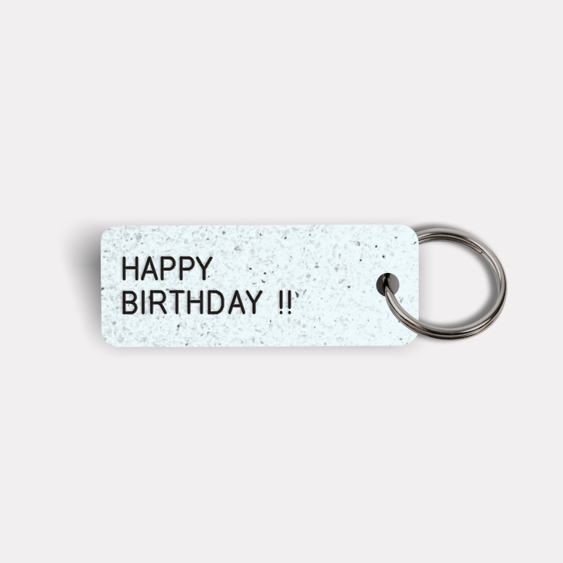 HAPPY BIRTHDAY! Keytag