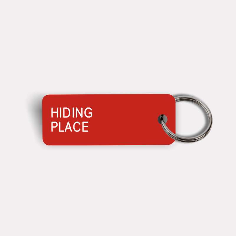 HIDING PLACE Keytag