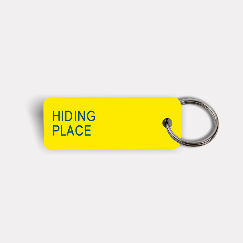 HIDING PLACE Keytag