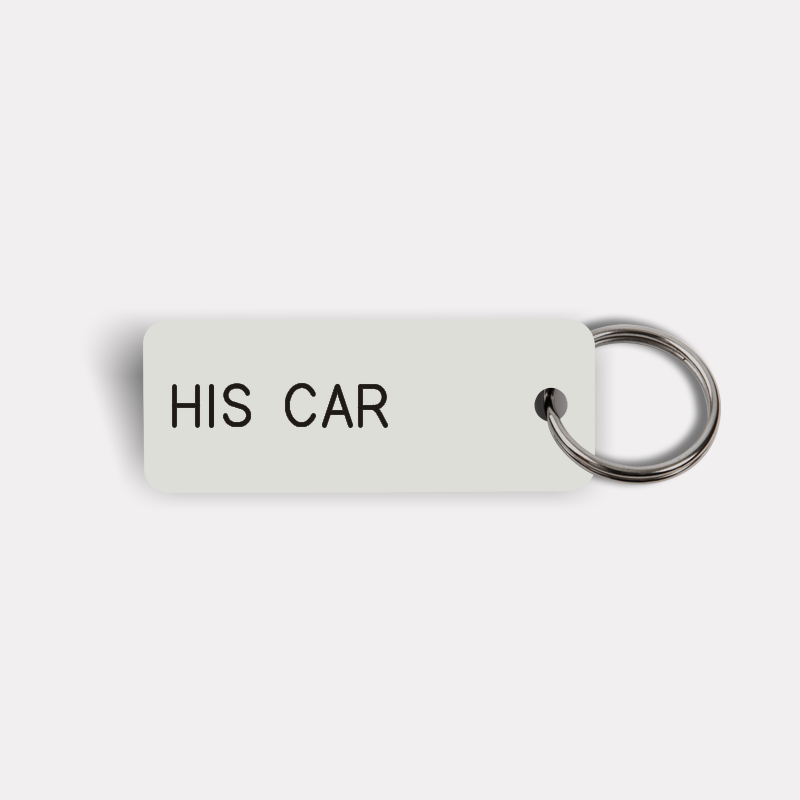 HIS CAR Keytag