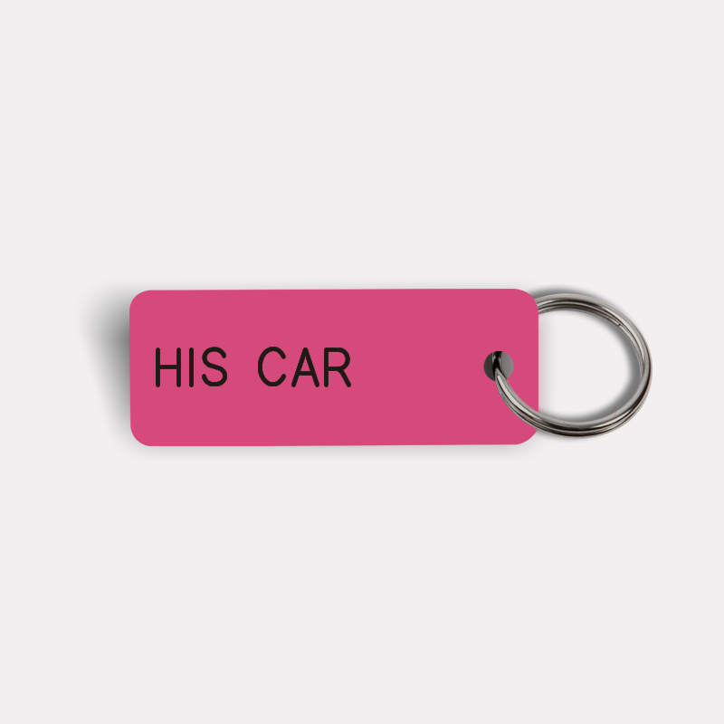 HIS CAR Keytag