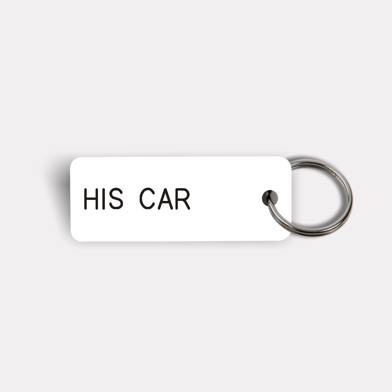 HIS CAR Keytag