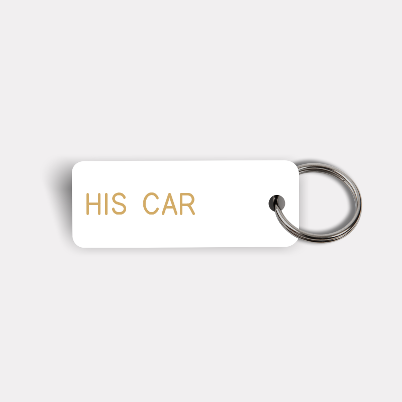 HIS CAR Keytag