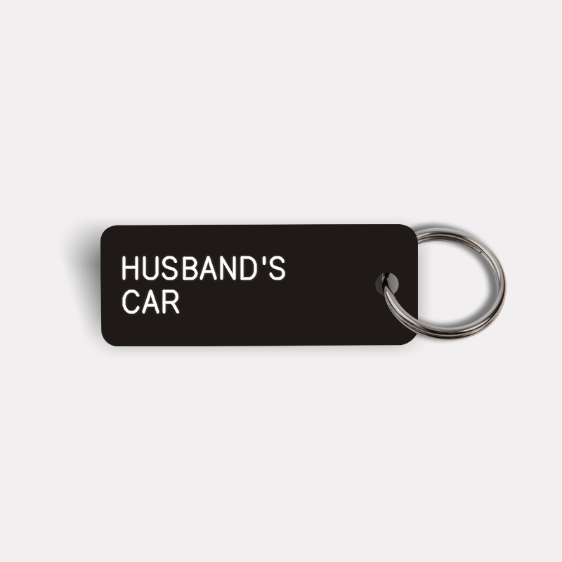 HUSBAND'S CAR Keytag