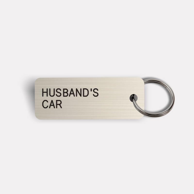 HUSBAND'S CAR Keytag