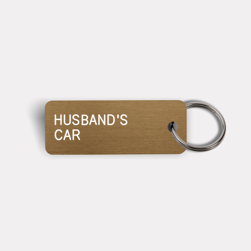 HUSBAND'S CAR Keytag