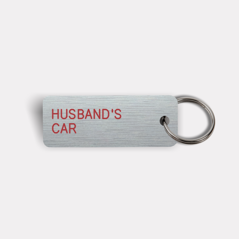 HUSBAND'S CAR Keytag