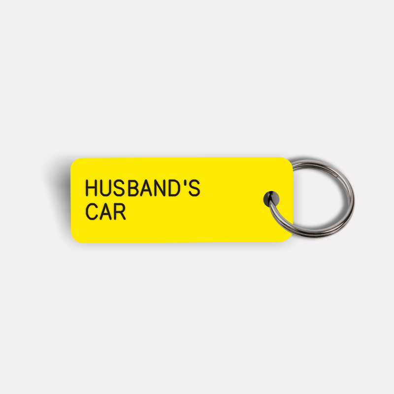 HUSBAND'S CAR Keytag