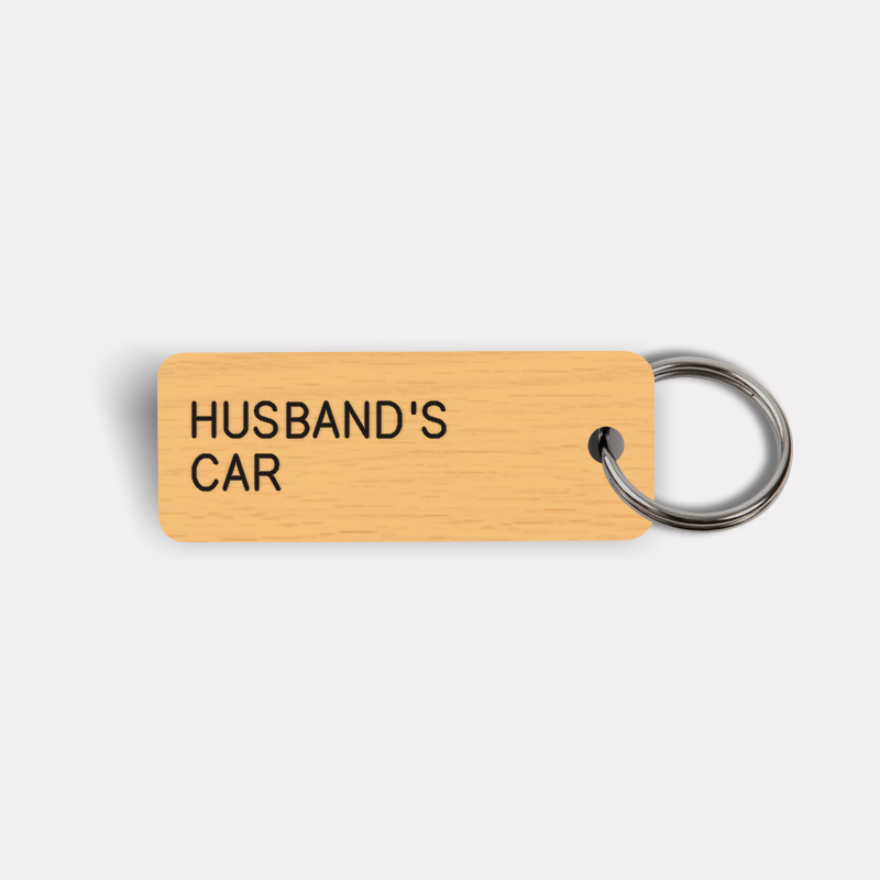 HUSBAND'S CAR Keytag