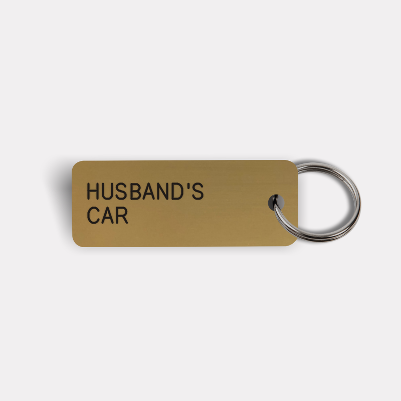 HUSBAND'S CAR Keytag