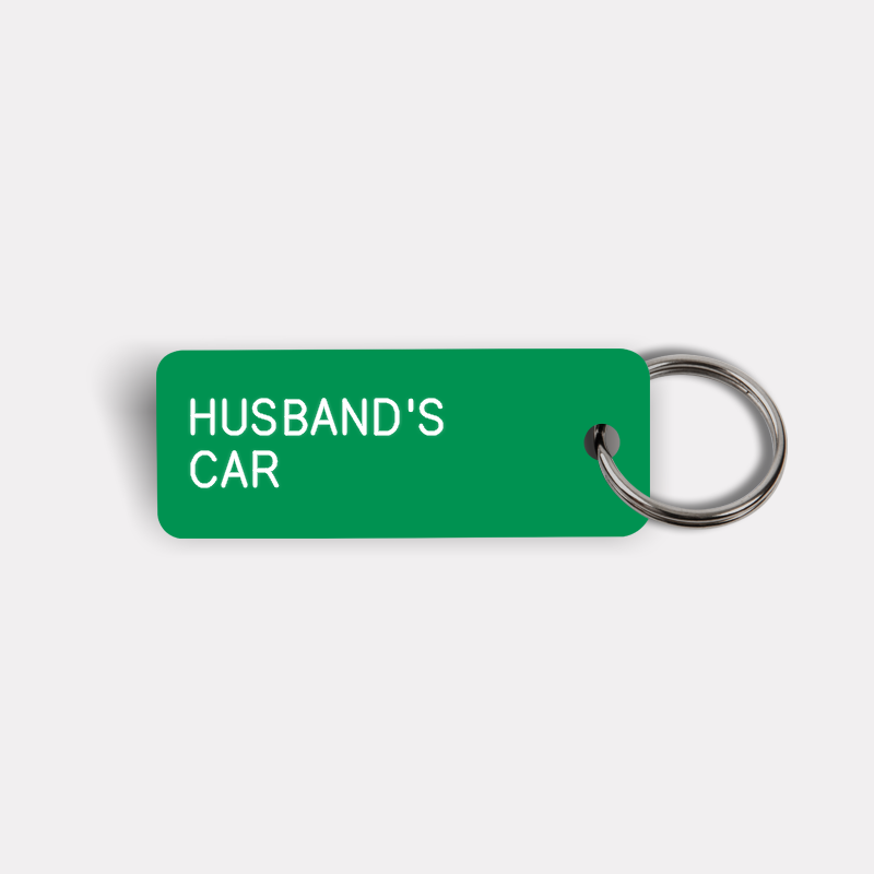 HUSBAND'S CAR Keytag