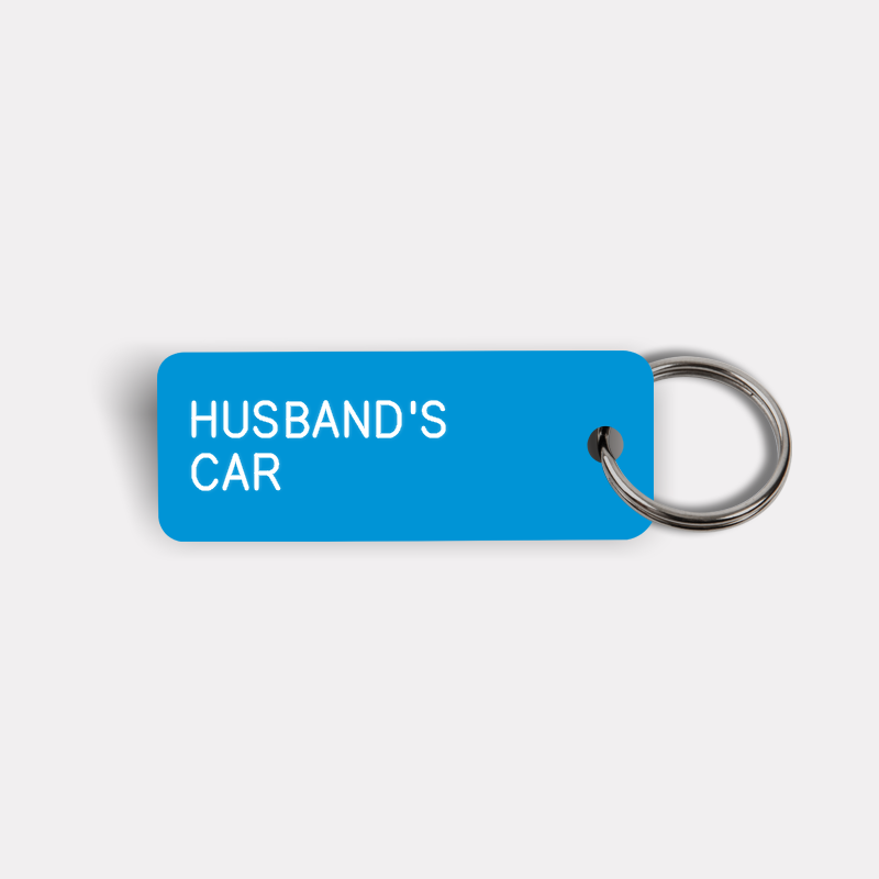 HUSBAND'S CAR Keytag