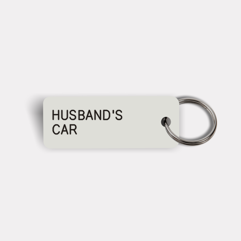 HUSBAND'S CAR Keytag