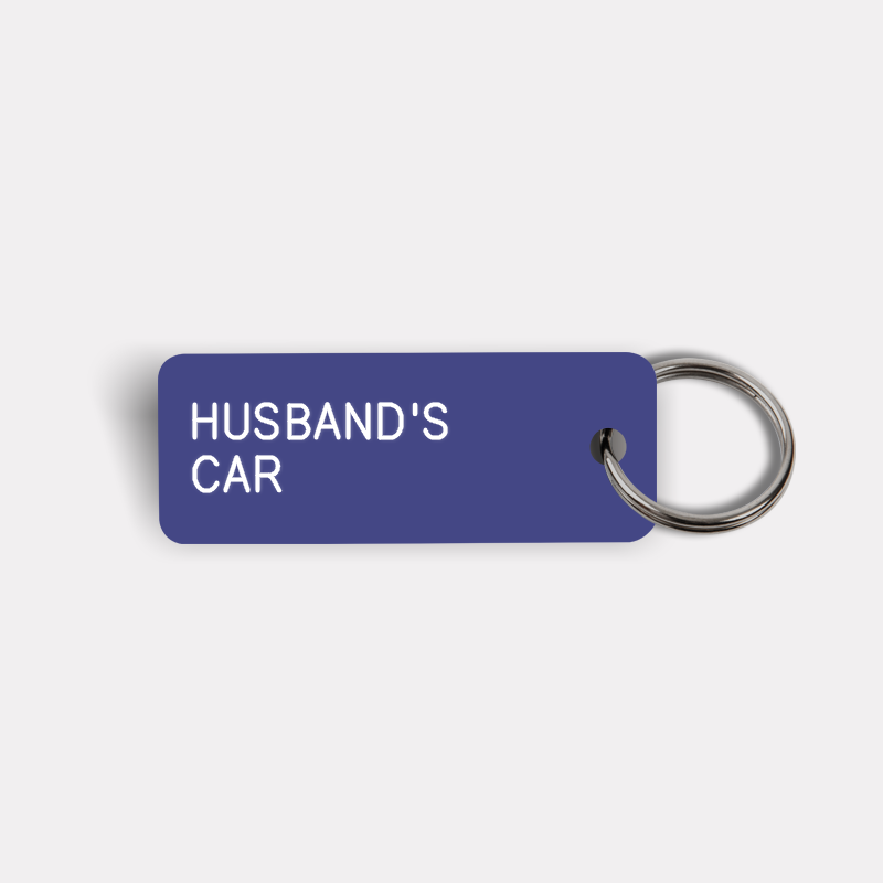 HUSBAND'S CAR Keytag