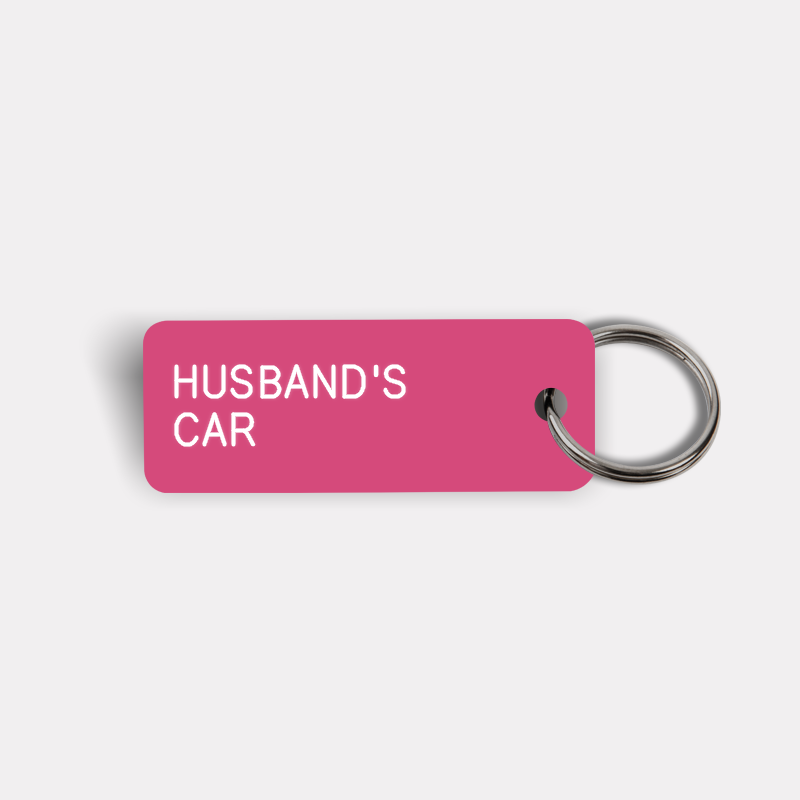 HUSBAND'S CAR Keytag