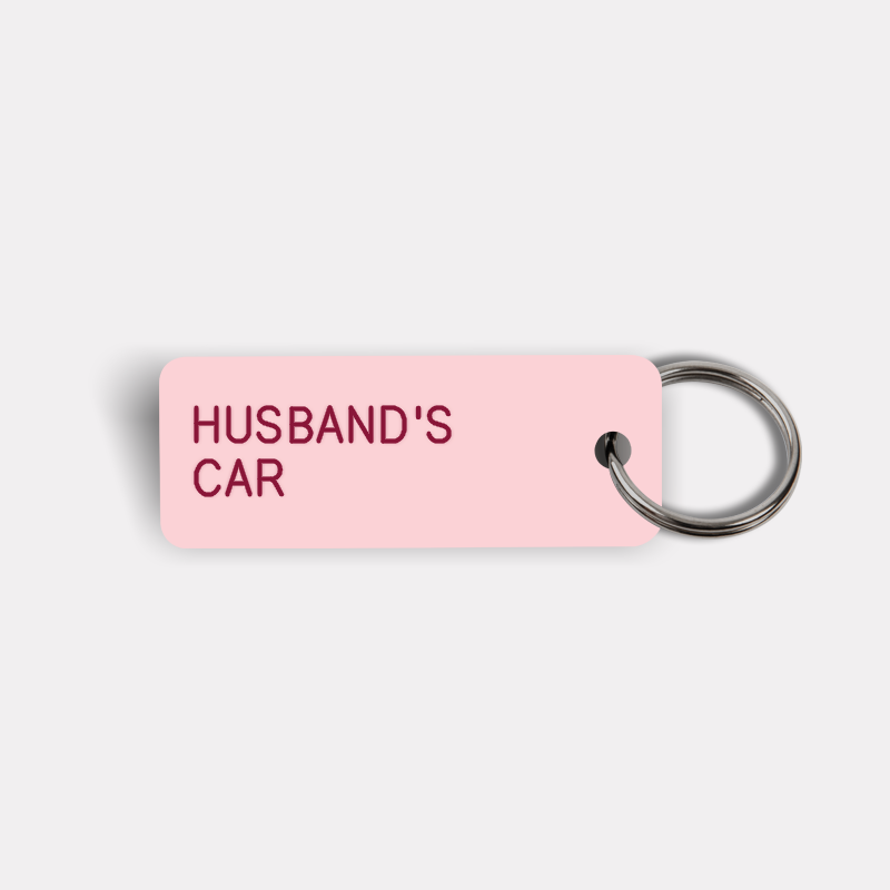 HUSBAND'S CAR Keytag