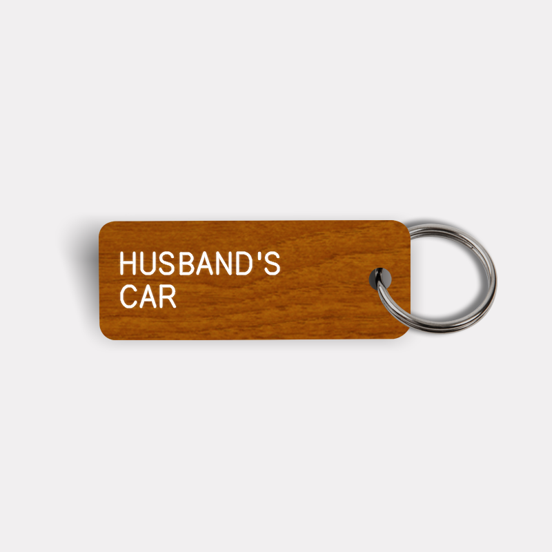 HUSBAND'S CAR Keytag