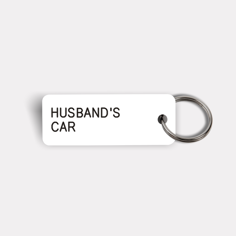 HUSBAND'S CAR Keytag