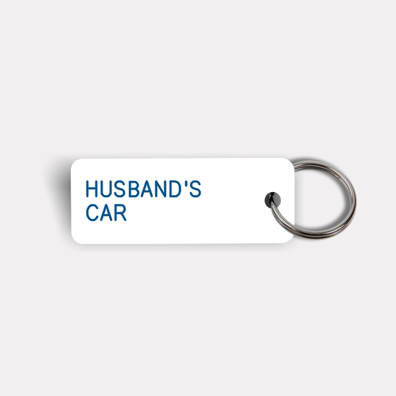 HUSBAND'S CAR Keytag