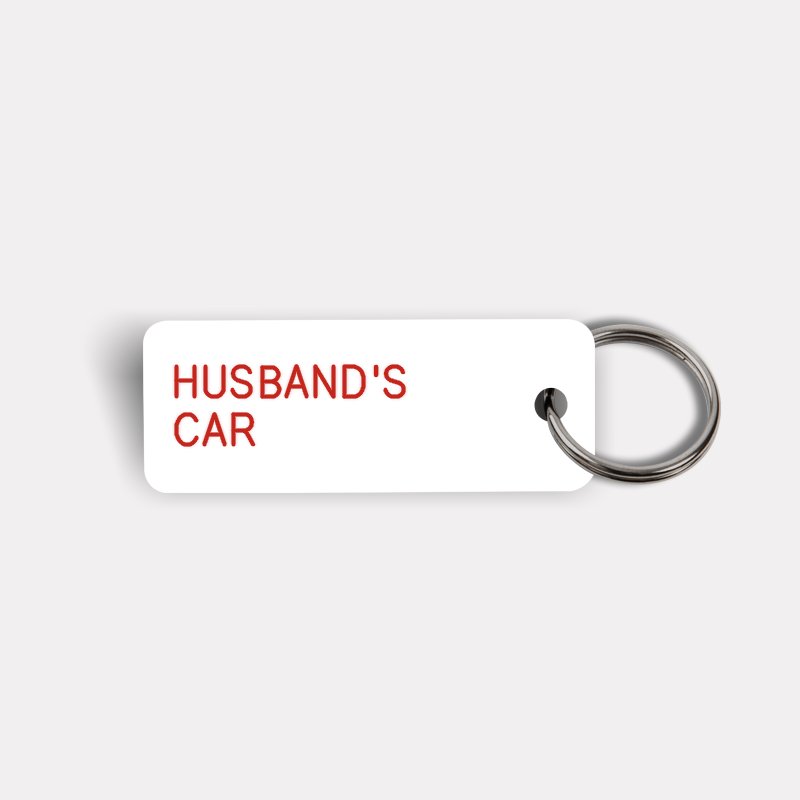 HUSBAND'S CAR Keytag