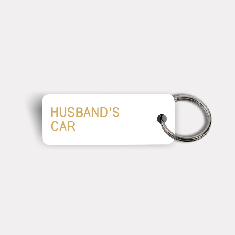 HUSBAND'S CAR Keytag