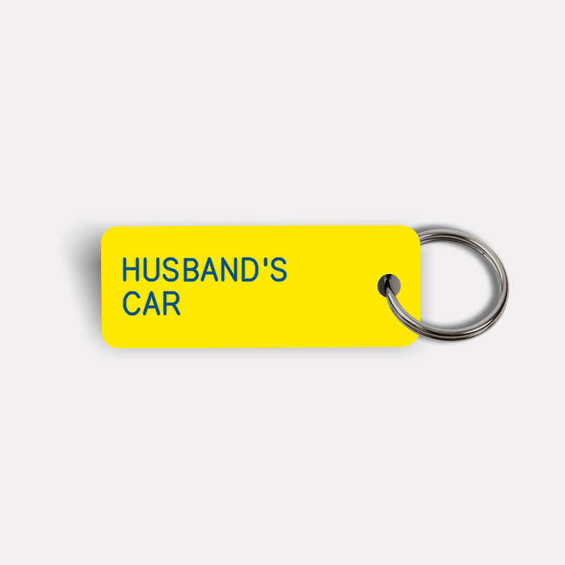 HUSBAND'S CAR Keytag