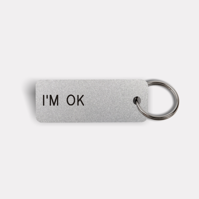 I'M OK Keytag