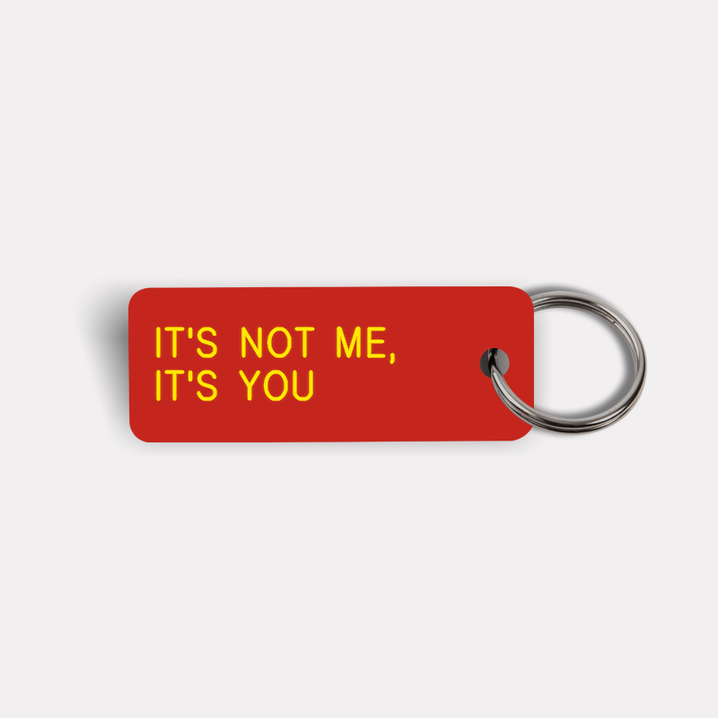 IT'S NOT ME, IT'S YOU Keytag