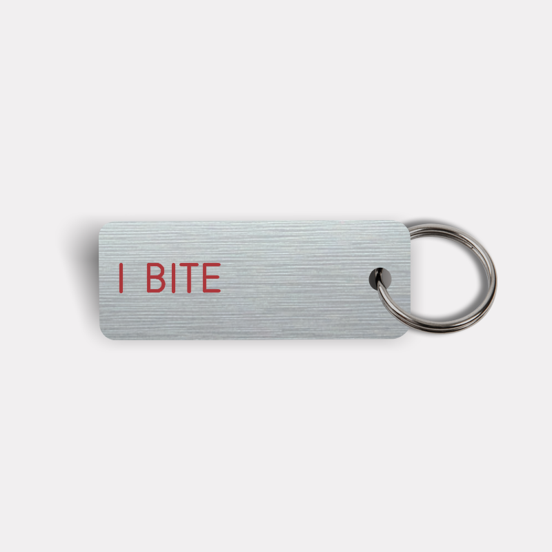 I BITE Keytag