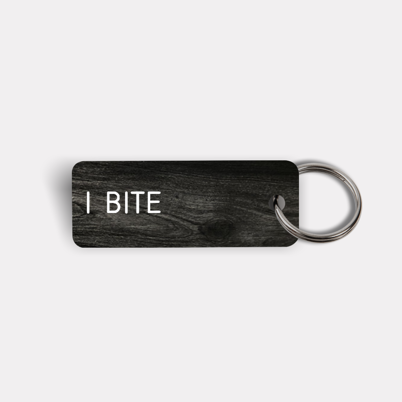 I BITE Keytag