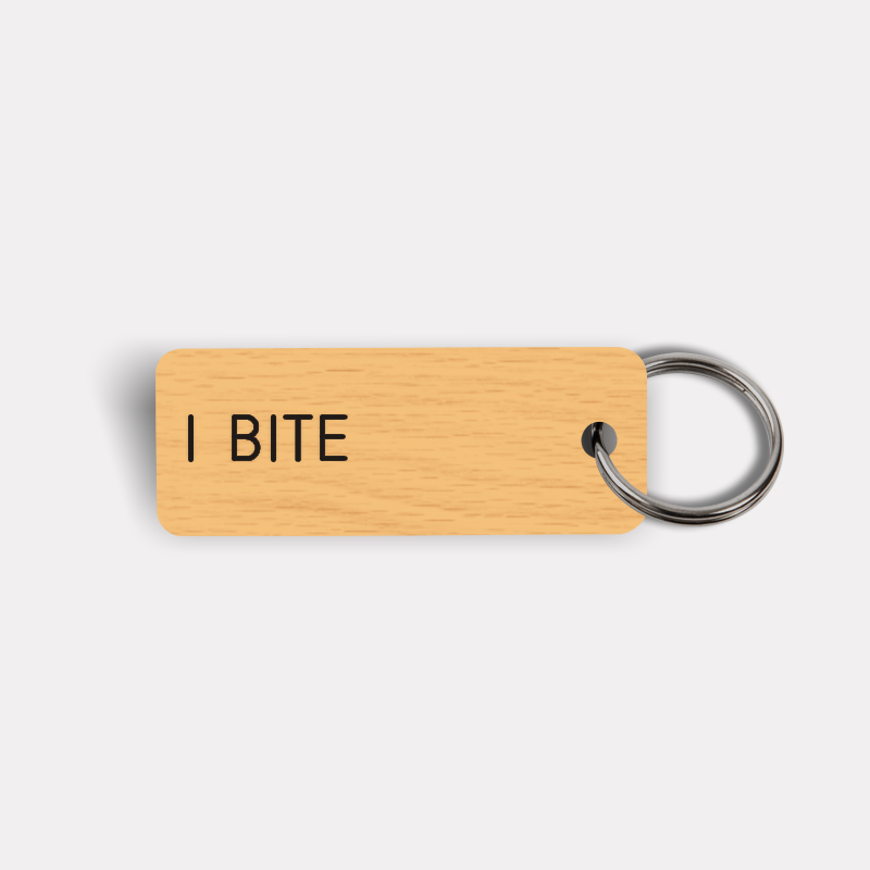 I BITE Keytag