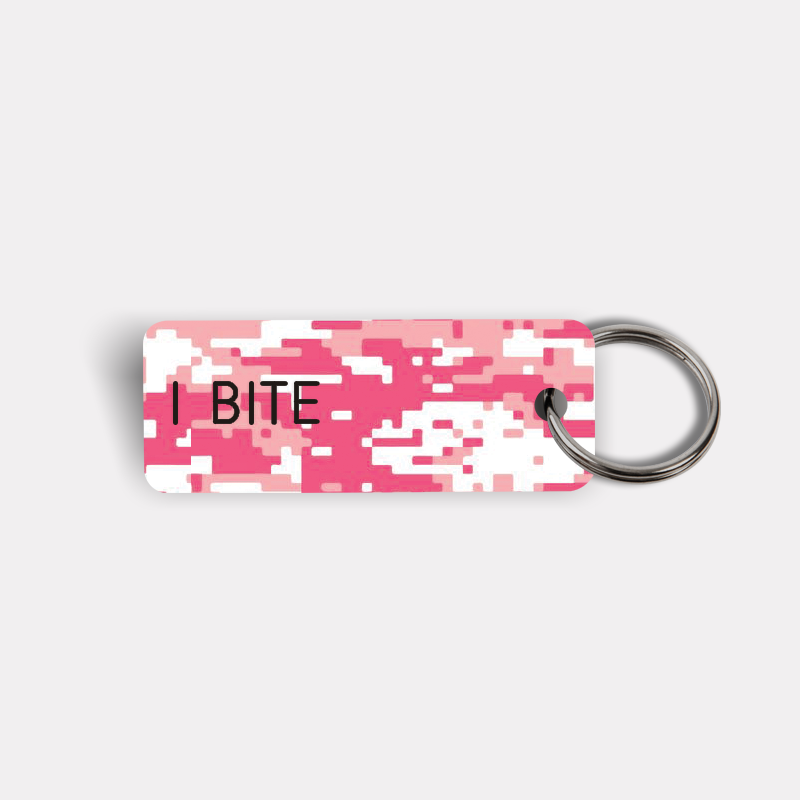 I BITE Keytag