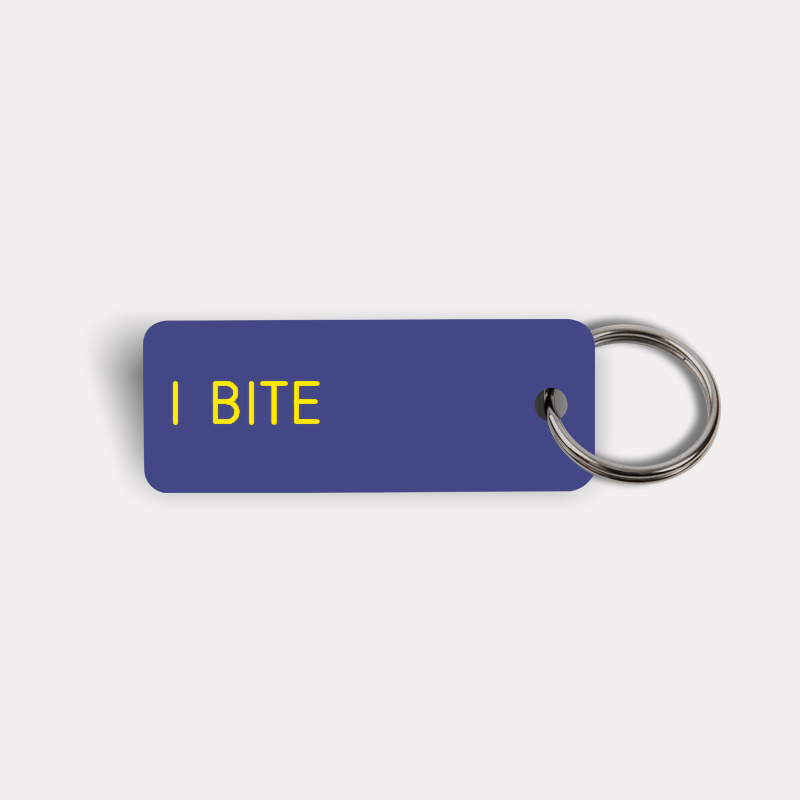 I BITE Keytag